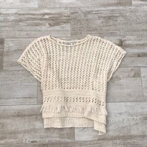 ABERCROMBIE KIDS cream sweater